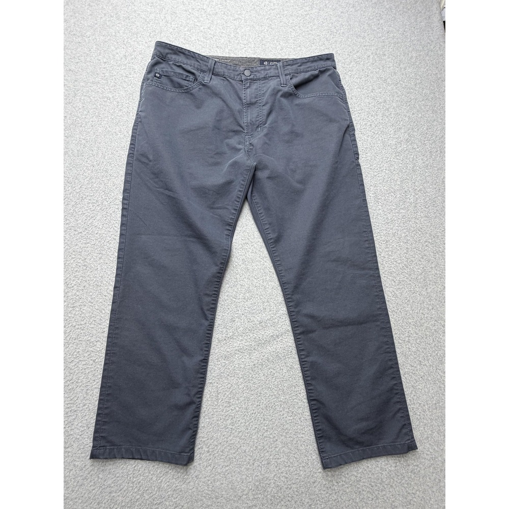 AG Adriano Goldschmied Everett‎ Jeans Mens 35x34 Actual 35x28 Gray Straight
